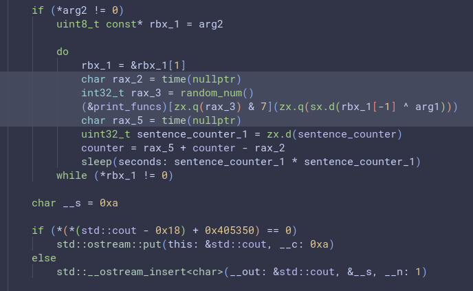time(nullptr) being used in the decryption